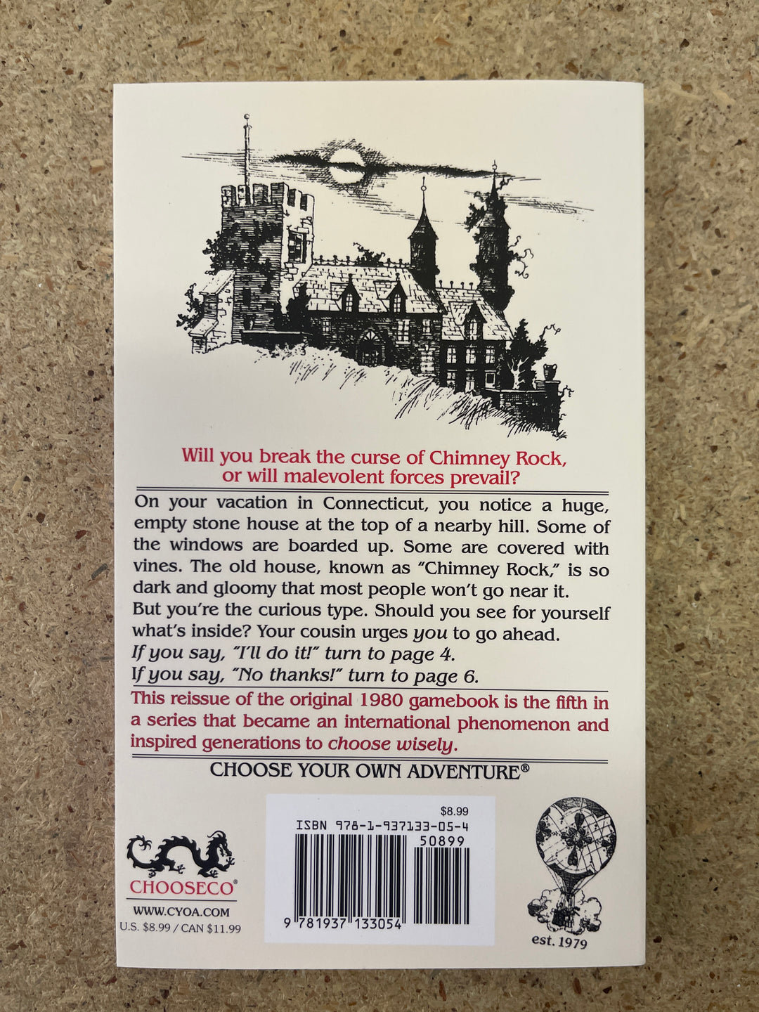 The Mystery of Chimney Rock Choose Your Own Adventure