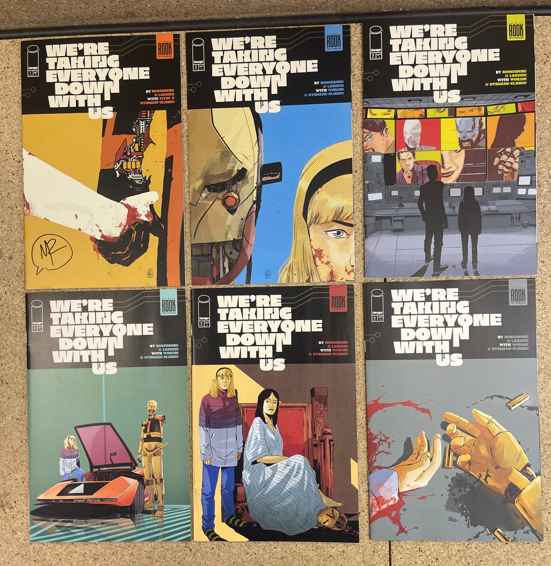 We're Taking Everyone Down With Us #1-6 Matt Rosenberg Signature