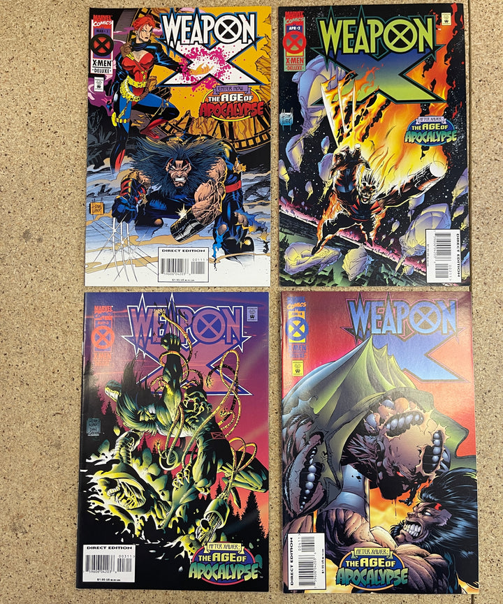 Weapon X #1-4 Age of Apocalypse