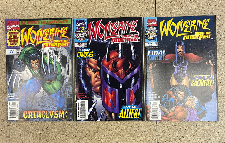 Wolverine Days of Future Past #1-3