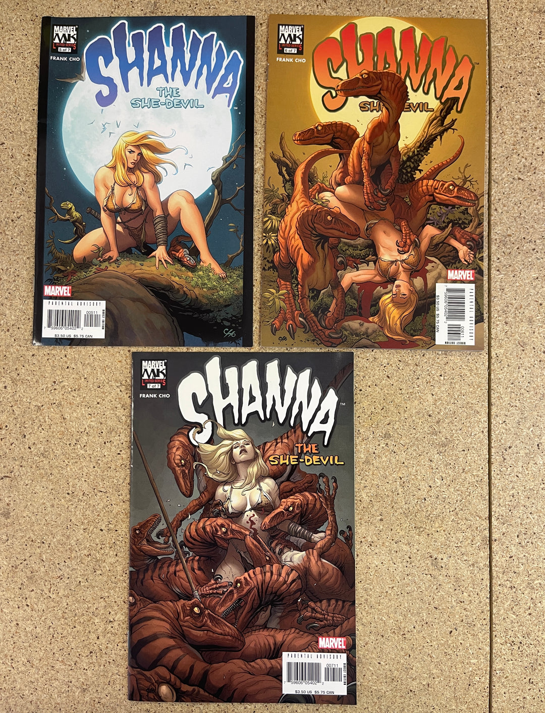 Shanna the She-Devil #1-7 Frank Cho