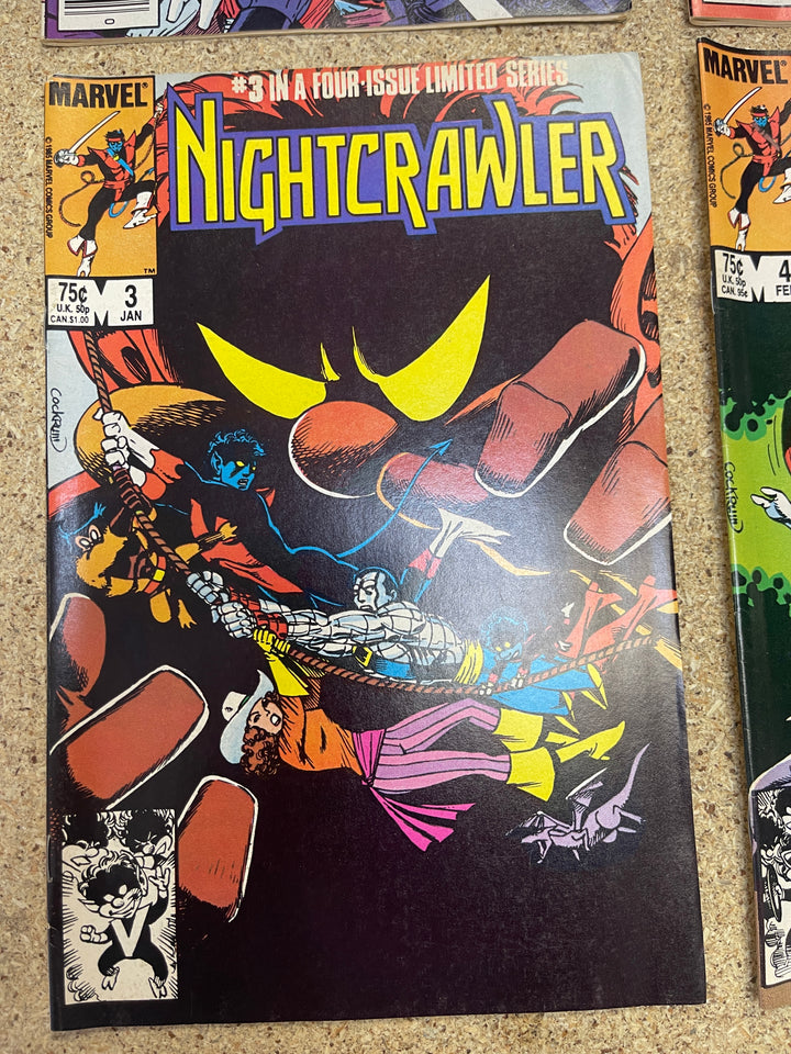 Nightcrawler #1-4 Complete Set 1985