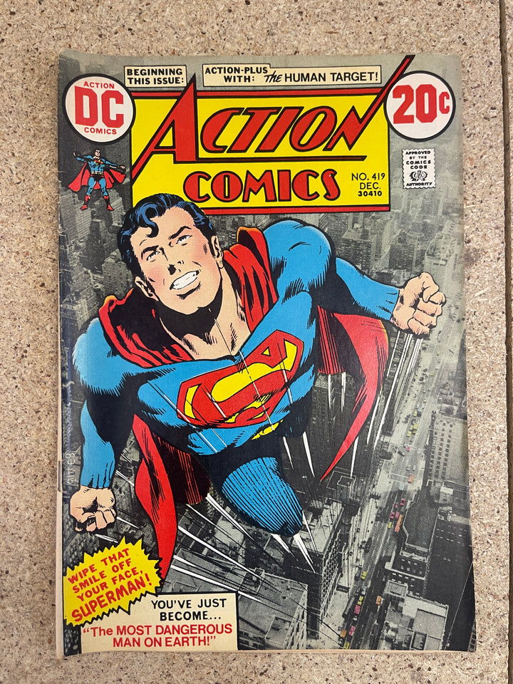 Action Comics #419 1st Human Target Neal Adams