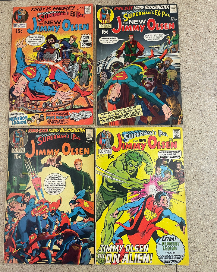 Supermans Pal Jimmy Olsen #133-136 1st Darkseid