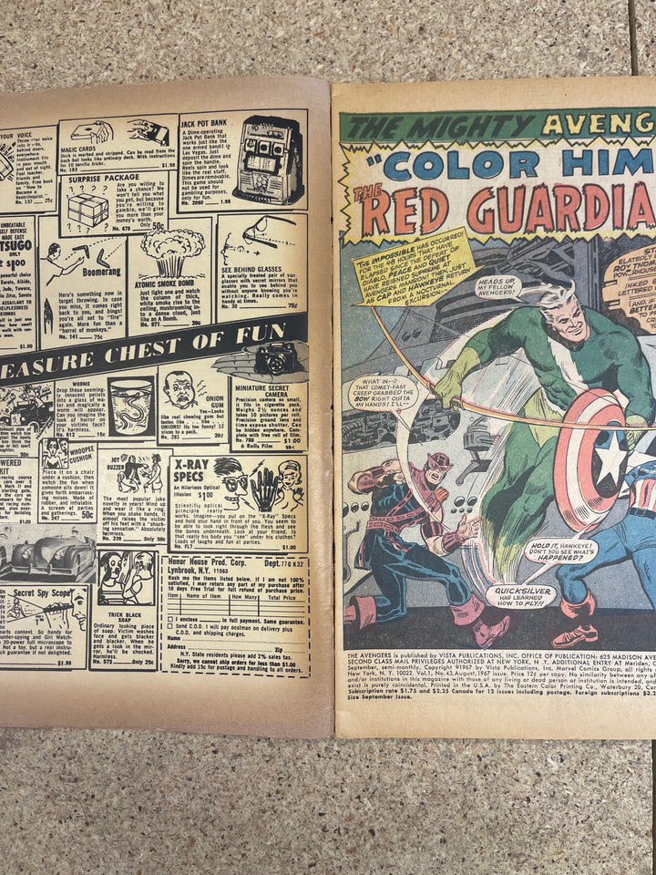 Avengers  #43 1st Red Guardian