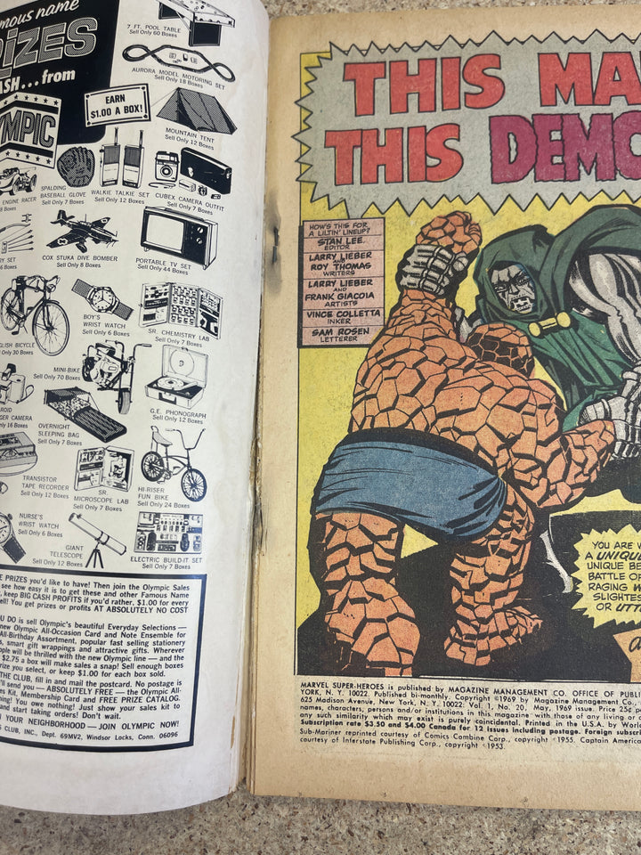 Marvel Super Heroes #20 1st Solo Doctor Doom