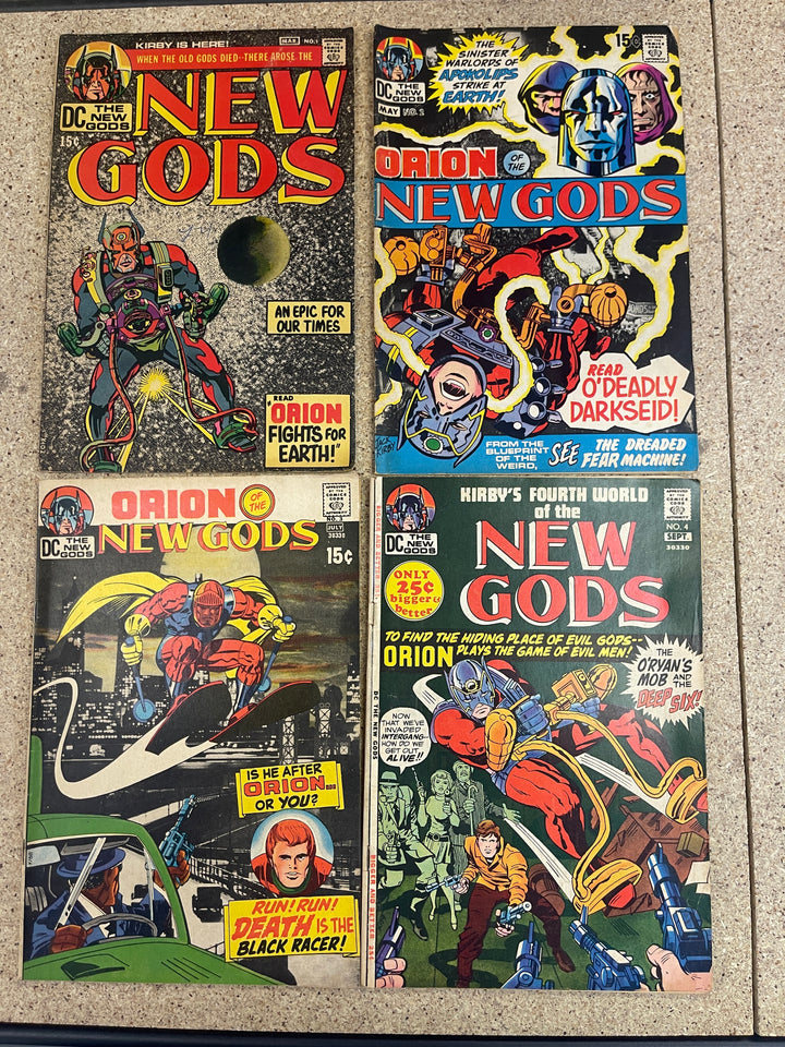 New Gods #1-8 1st Orion 1st Darkseid Cover