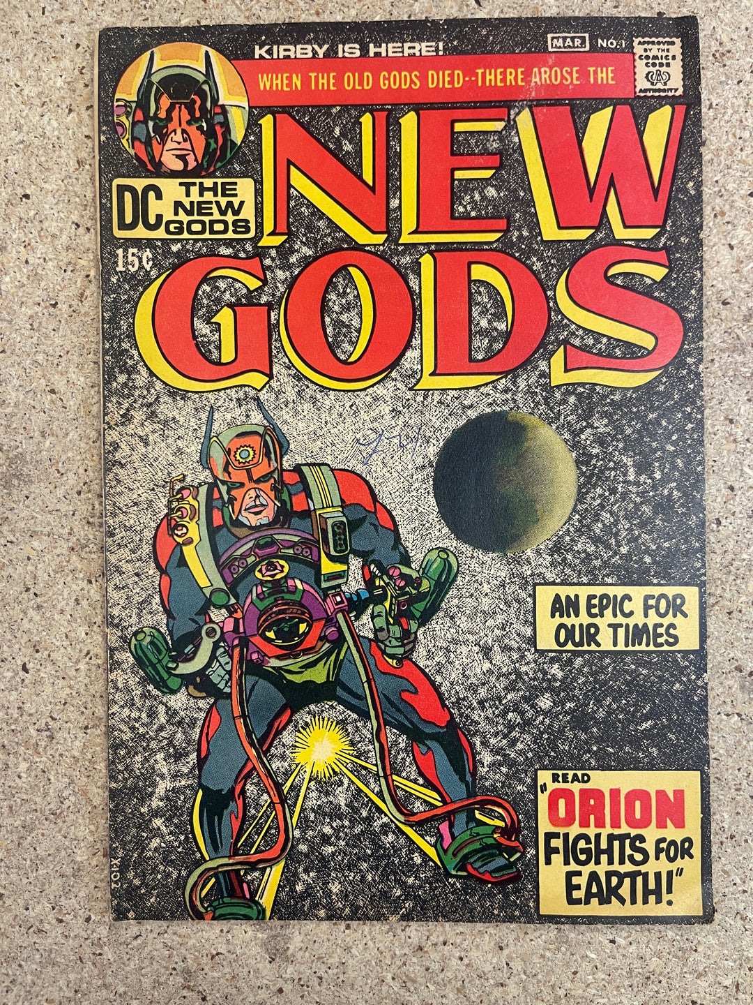 New Gods #1-8 1st Orion 1st Darkseid Cover