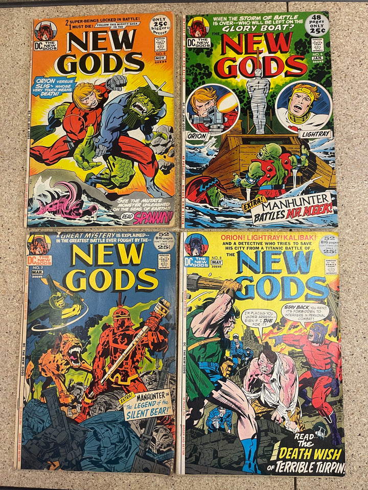 New Gods #1-8 1st Orion 1st Darkseid Cover