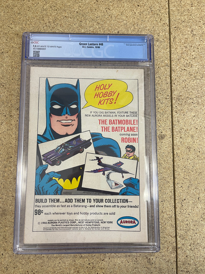 Green Lantern  #48 1st Goldface CGC 7.5