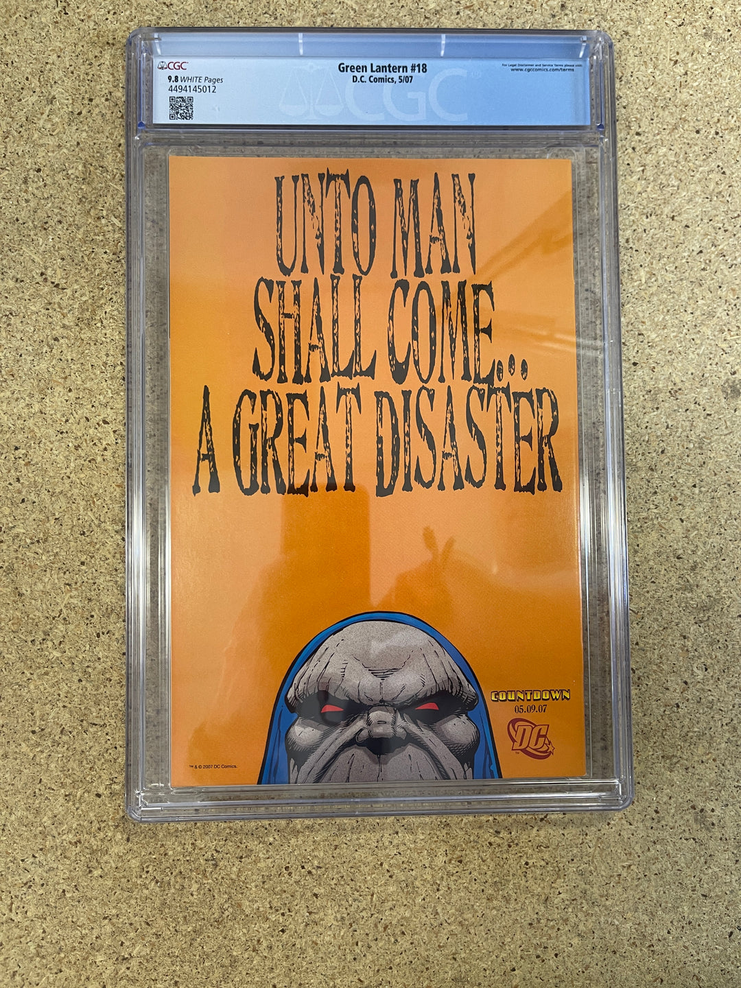 Green Lantern  #18 2007 CGC 9.8