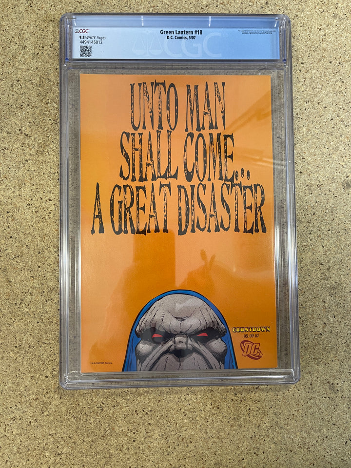 Green Lantern  #18 2007 CGC 9.8