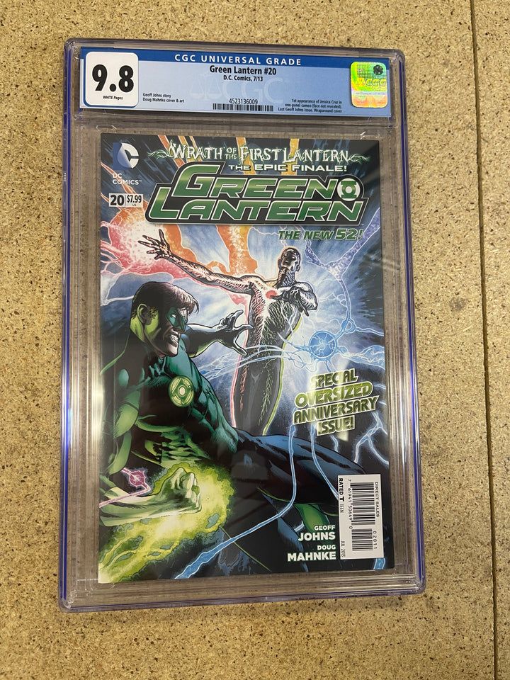 Green Lantern  #20 1st Jessic Cruz CGC 9.8