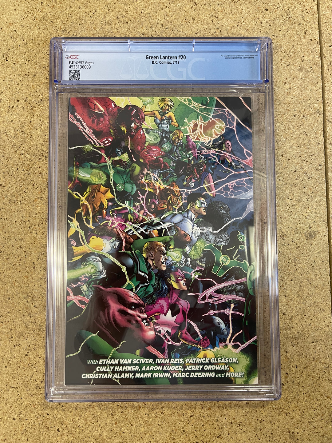 Green Lantern  #20 1st Jessic Cruz CGC 9.8