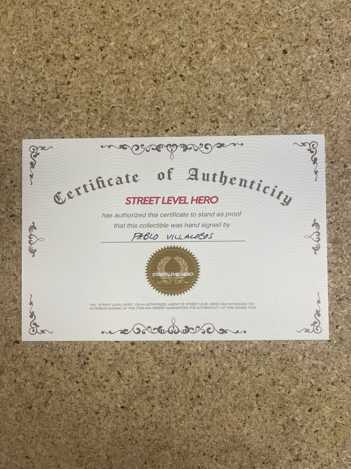 Vampirella Armageddon #1 Street Level Hero Pablo Villalobos Signature