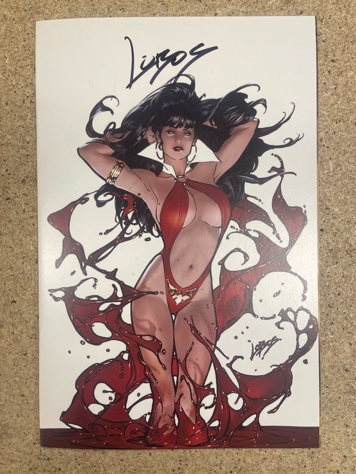 Vampirella Armageddon #1 Virgin Pablo Villalobos Signature