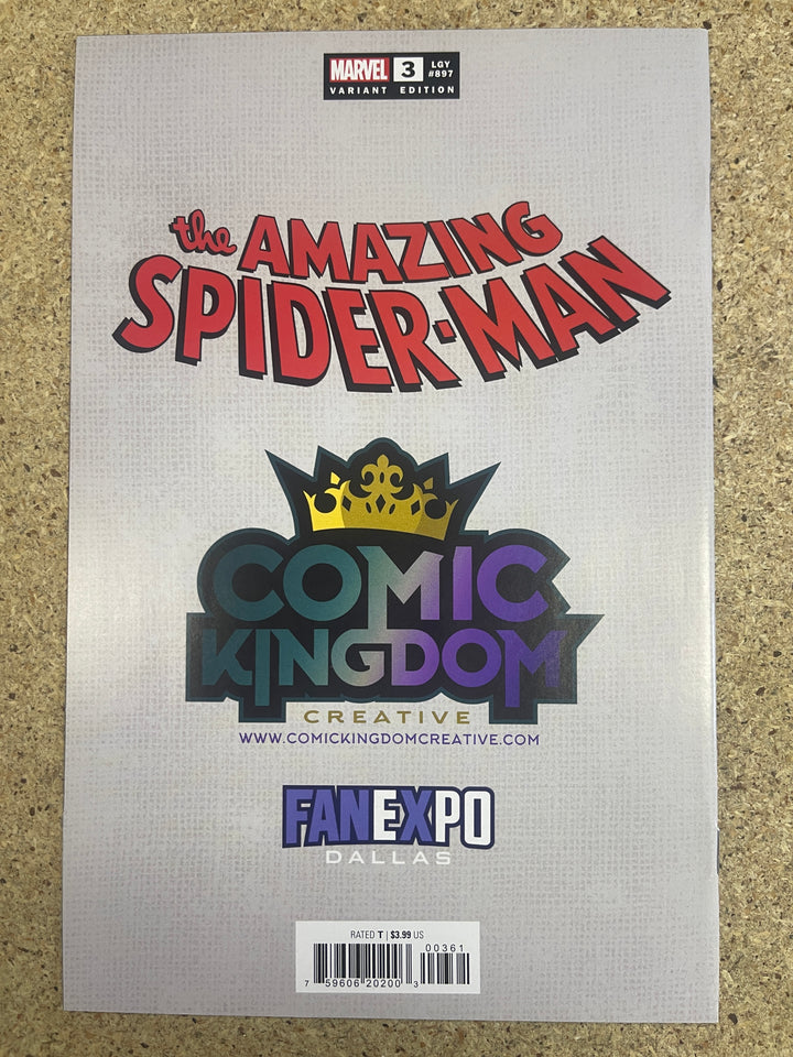 Amazing Spiderman #3 Inhyuk Lee 2022 Dallas Fan Expo