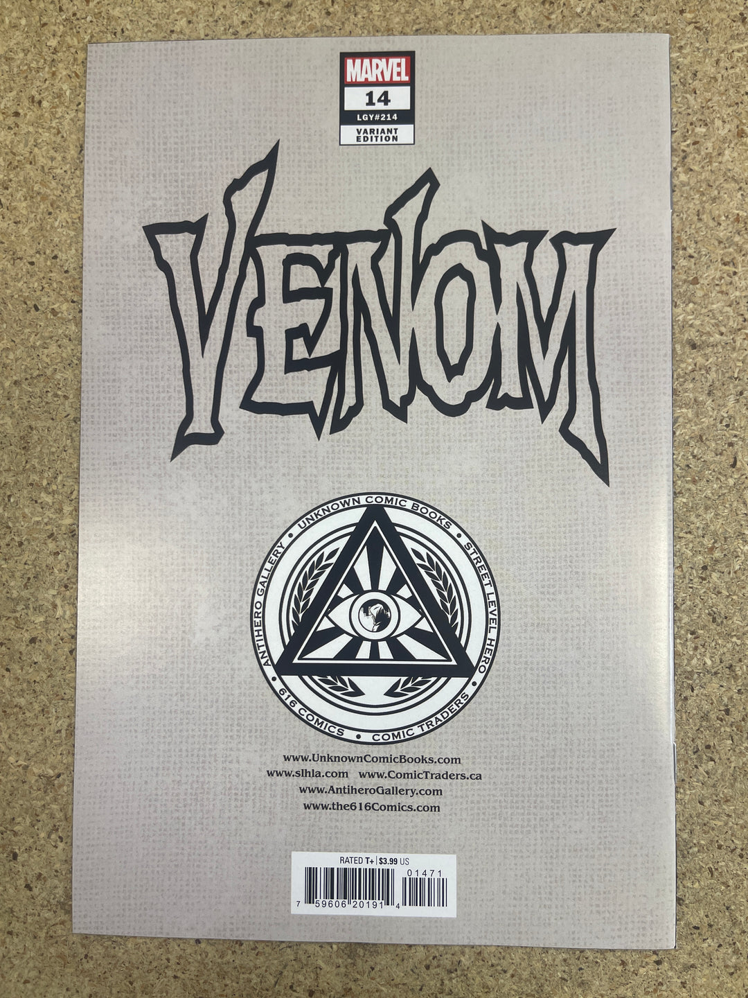 Venom #14 Mastrazzo Exclusive Virgin