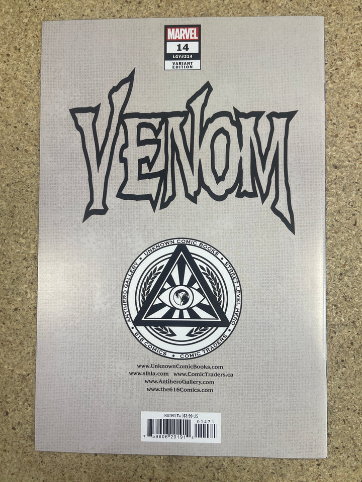 Venom #14 Mastrazzo Exclusive Virgin