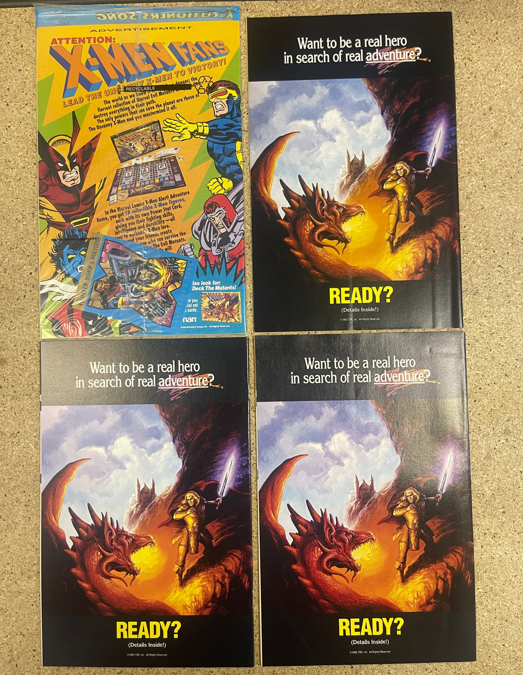 X Cutioners Song #1-12 Some sealed missing a few cards