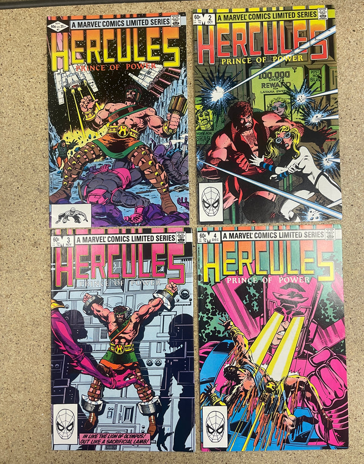 Hercules Prince of Power #1-4 1st MS