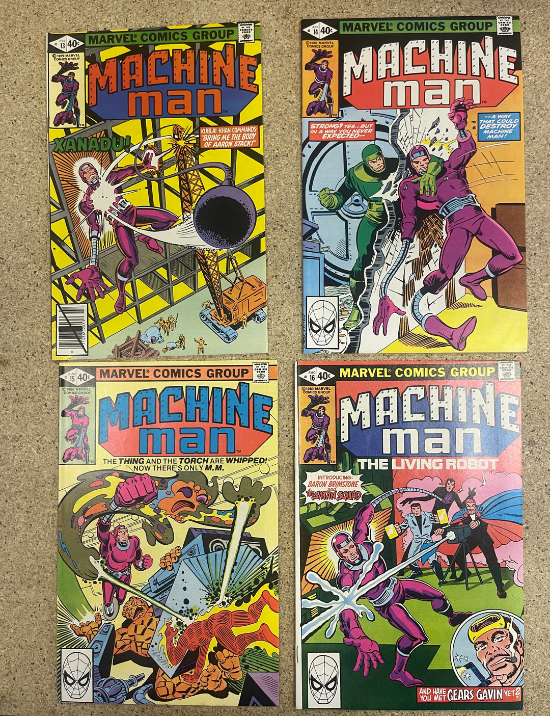 Machine Man #1-19