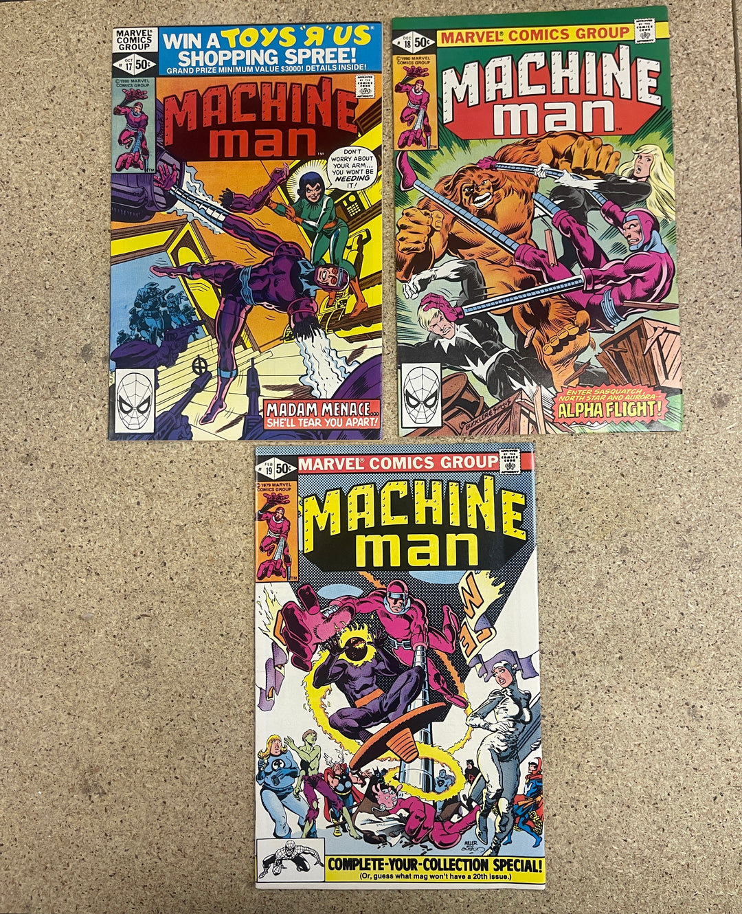 Machine Man #1-19