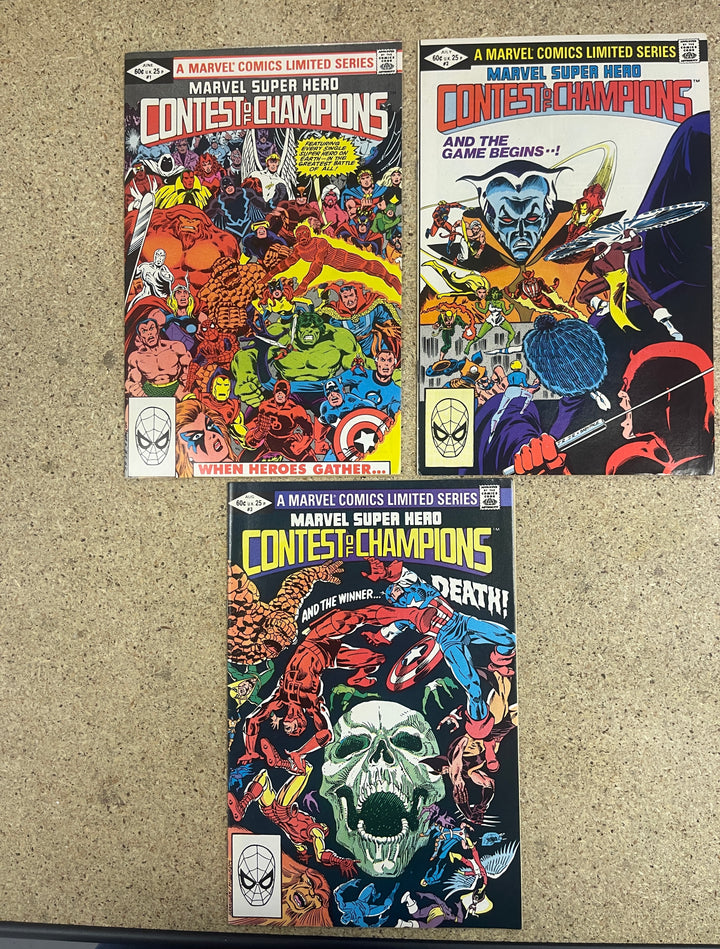 Marvel Super Hero Contest of Champions #1-3