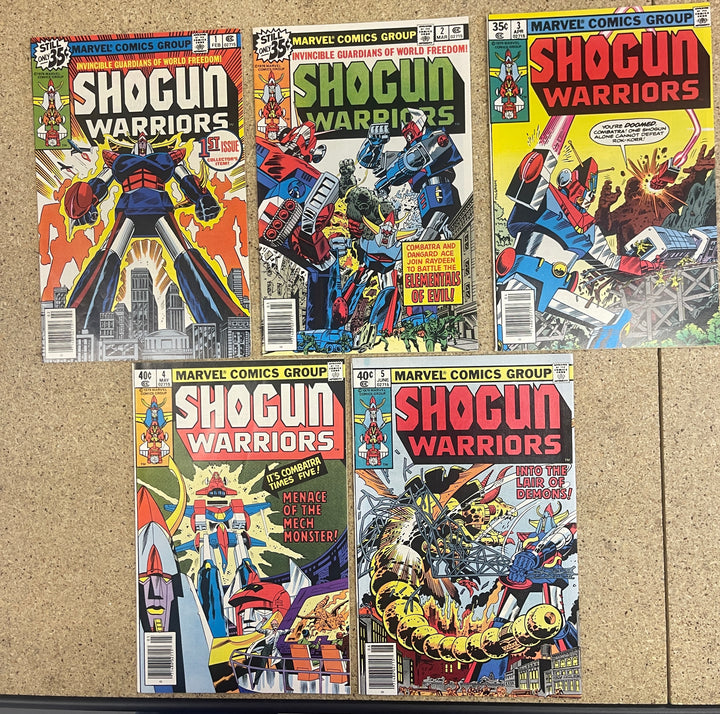 Shogun Warriors #1-5