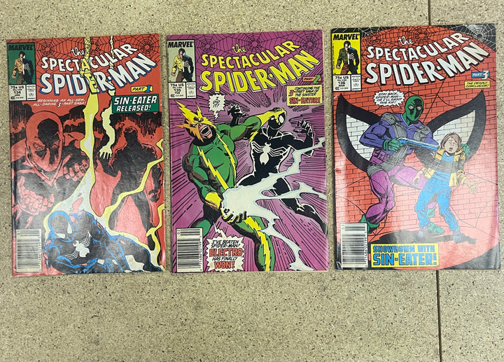 Spectacular Spiderman  #134-136 Sin Eater