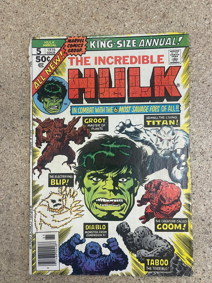 Incredible Hulk Annual #5 2nd Groot