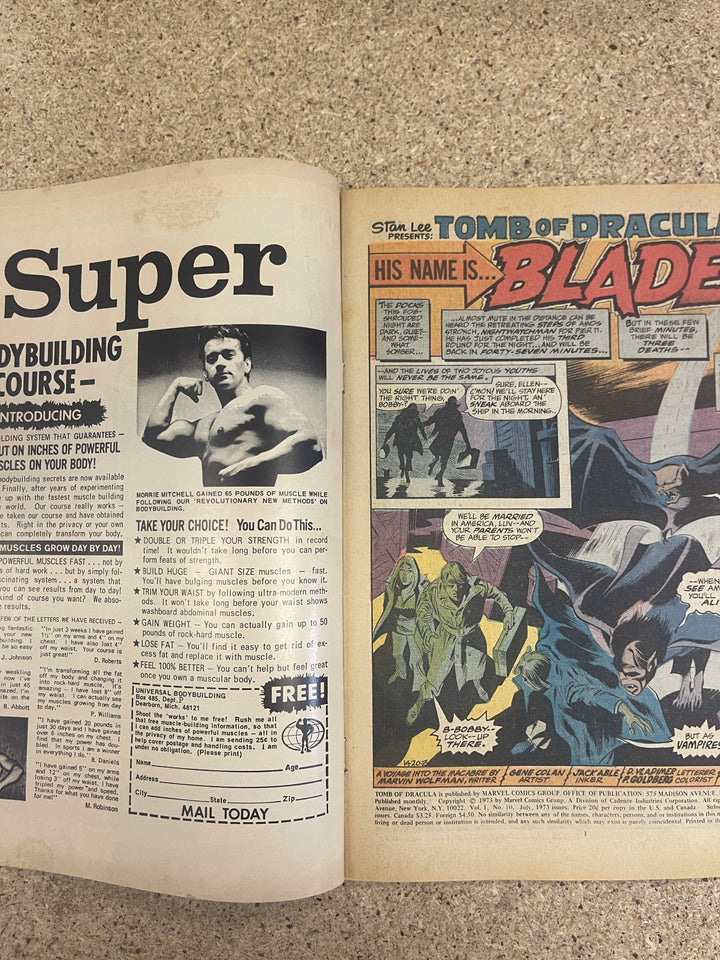 Tomb of Dracula #10 1st Blade