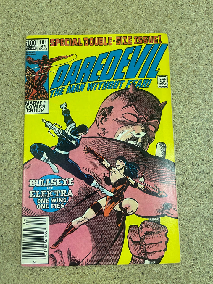 Daredevil #181 Death of Elektra