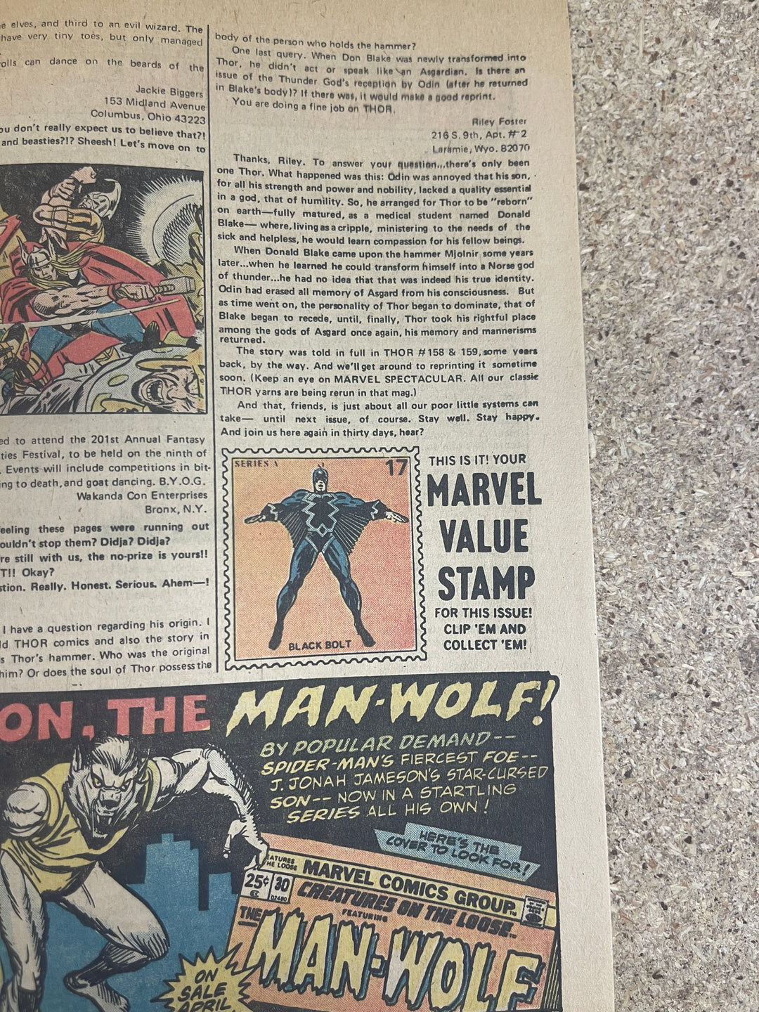 Thor #225 1st Firelord