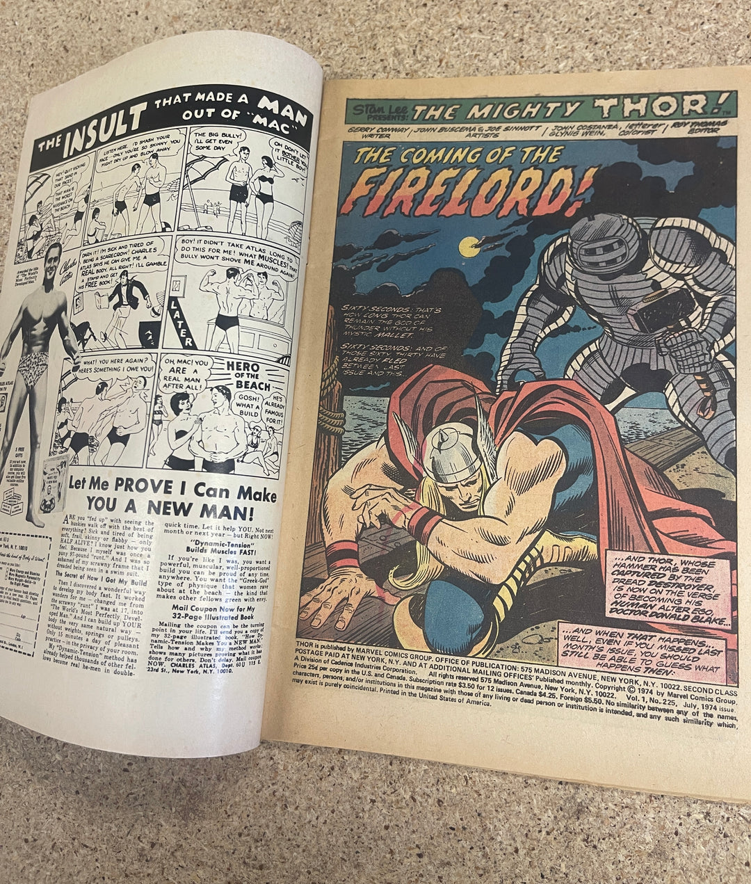 Thor #225 1st Firelord