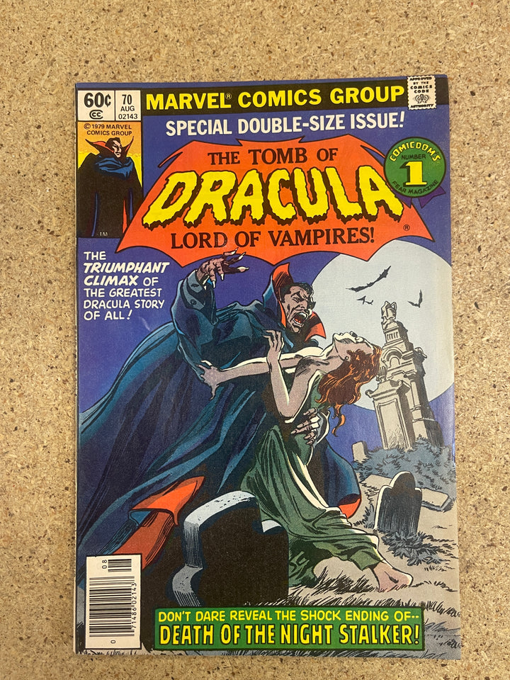 Tomb of Dracula #70 Last Issue