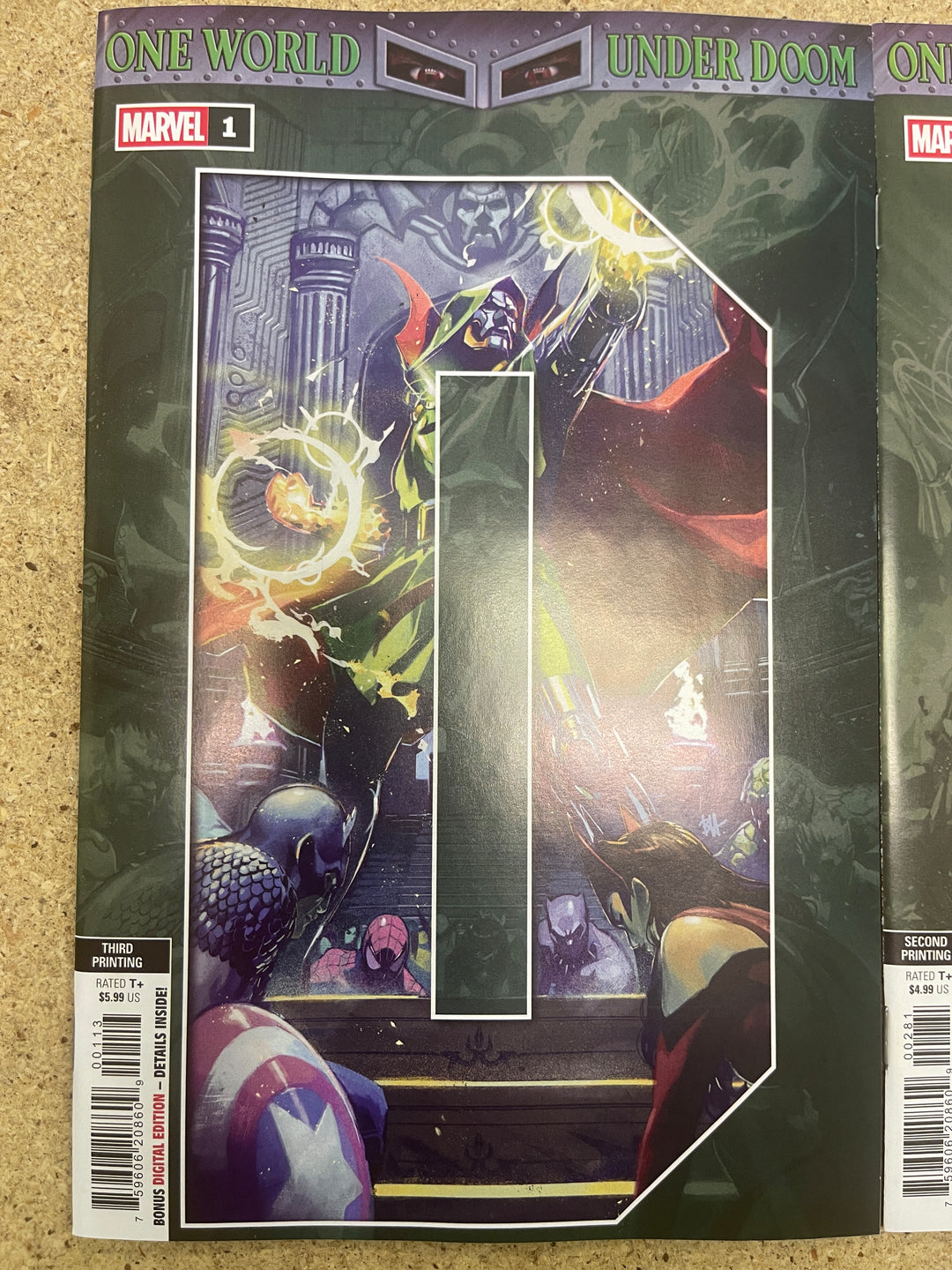One World Under Doom #1 2 3 4 2nd 3rd Print Connecting Set