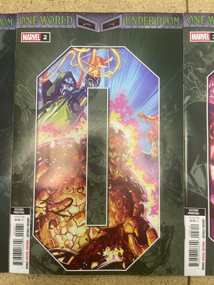 One World Under Doom #1 2 3 4 2nd 3rd Print Connecting Set