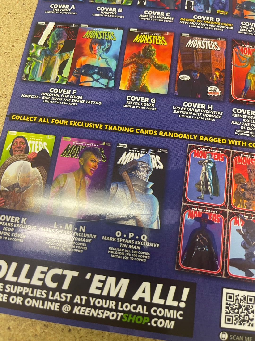 Mark Spears Monsters #5 Cover Keenspot Exclusive LTD 295