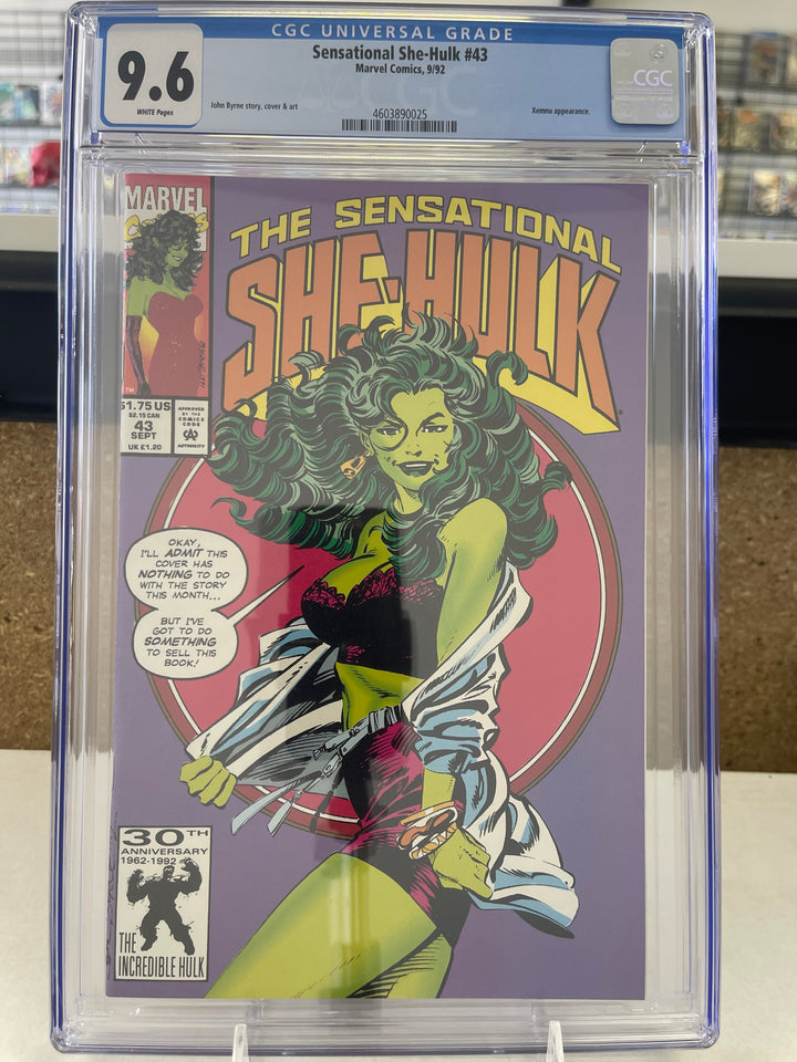 Sensational She-Hulk  #43 CGC 9.6 John Byrne