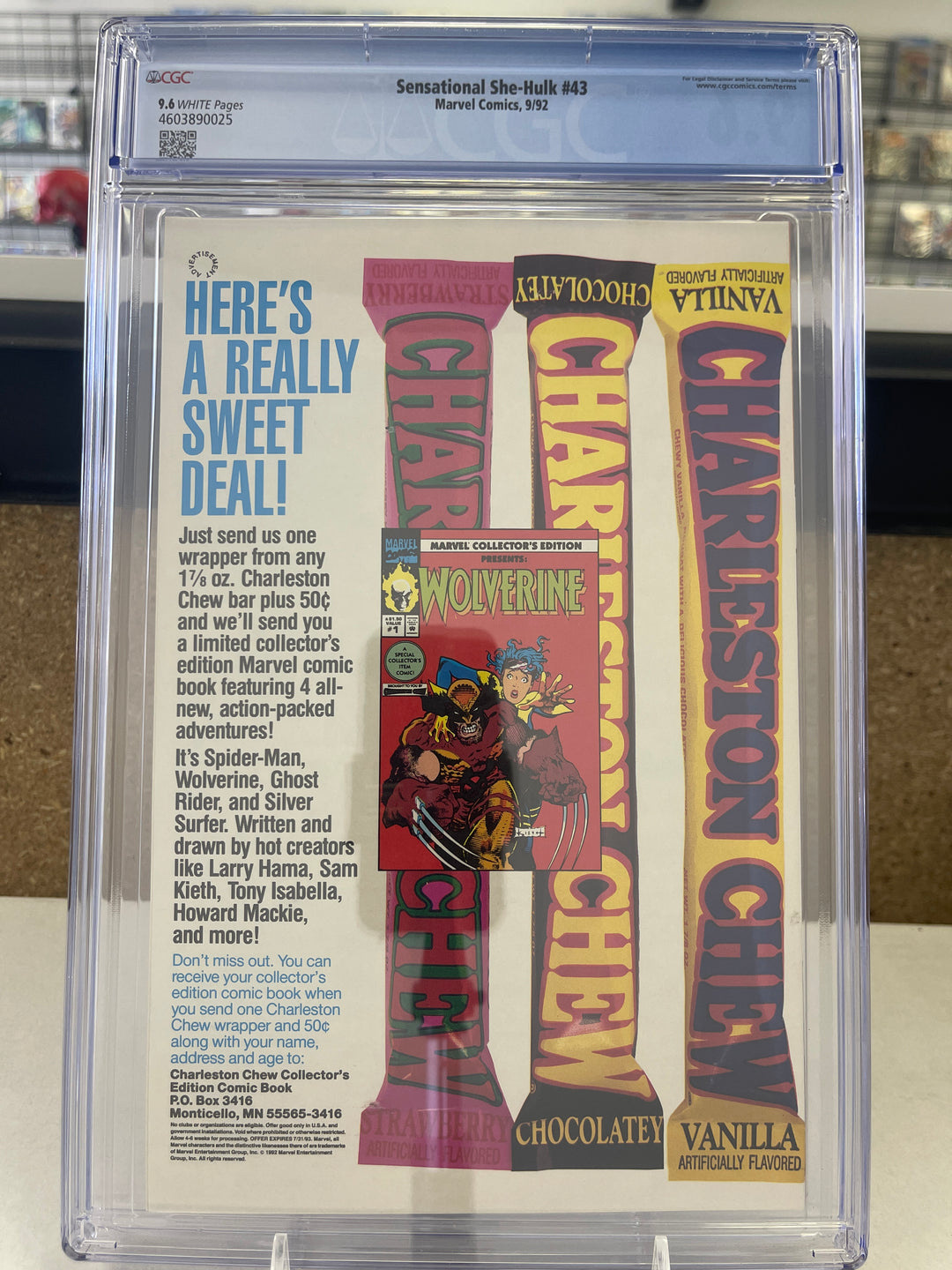 Sensational She-Hulk  #43 CGC 9.6 John Byrne