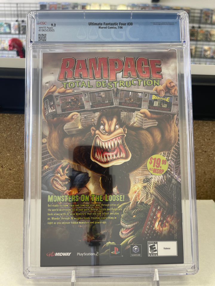 Ultimate Fantastic Four  #30 CGC 9.2