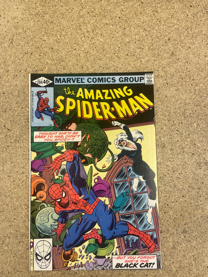 Amazing Spiderman #204 Black Cat