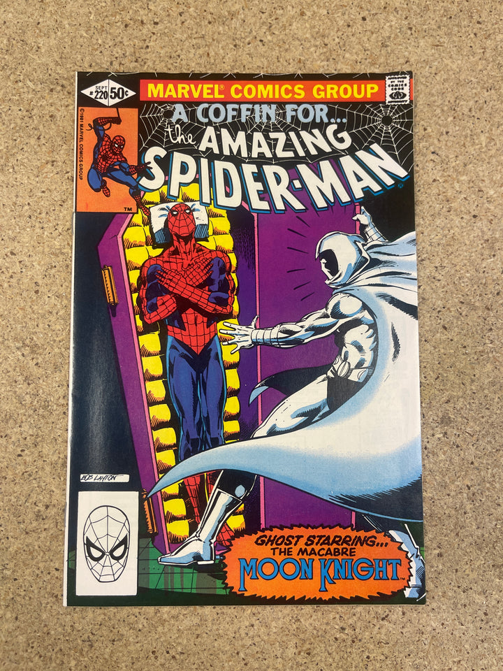 Amazing Spiderman #220 Moon Knight
