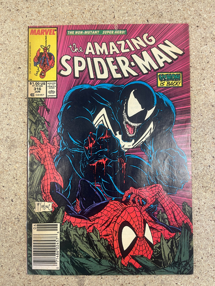 Amazing Spiderman #316 Venom Newsstand