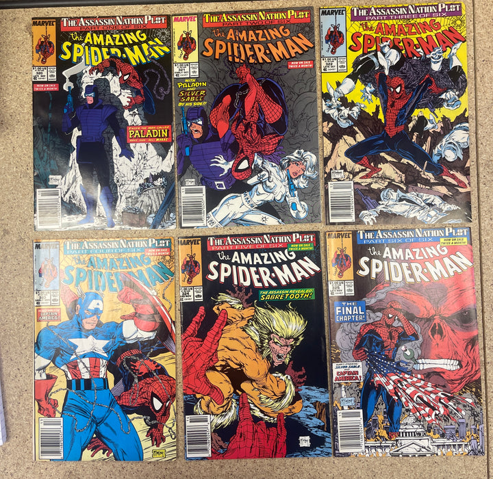 Amazing Spiderman #320-325 The Assassin Nation Plot