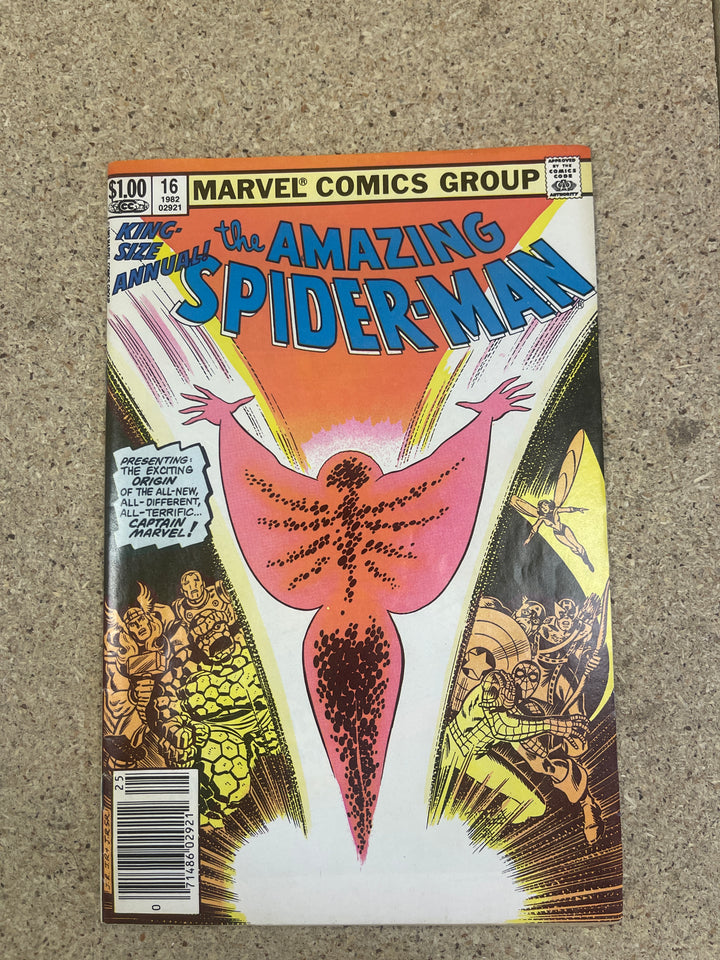 Amazing Spiderman Annual  #16 1st Captain Marvel
