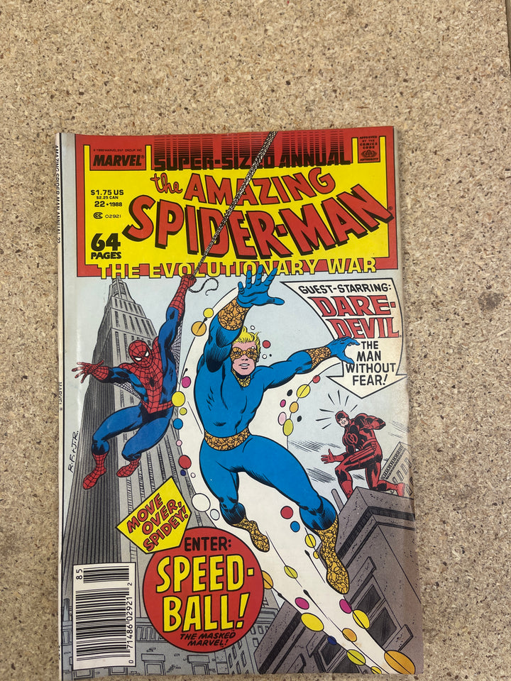 Amazing Spiderman Annual  #22 1st Speedball