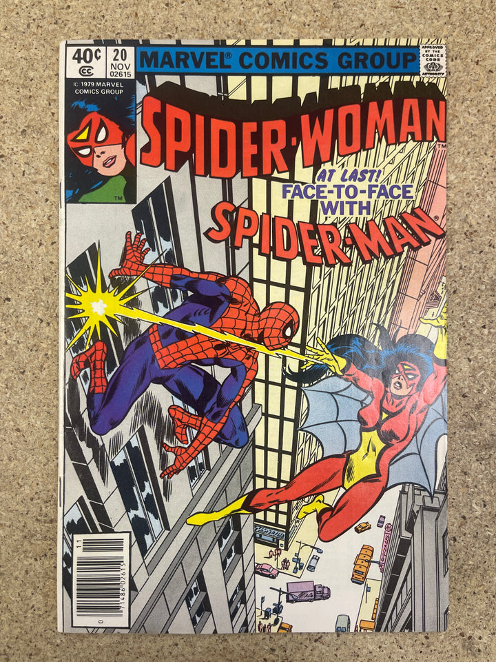 Spider Woman #20 1st meeting with Spiderman