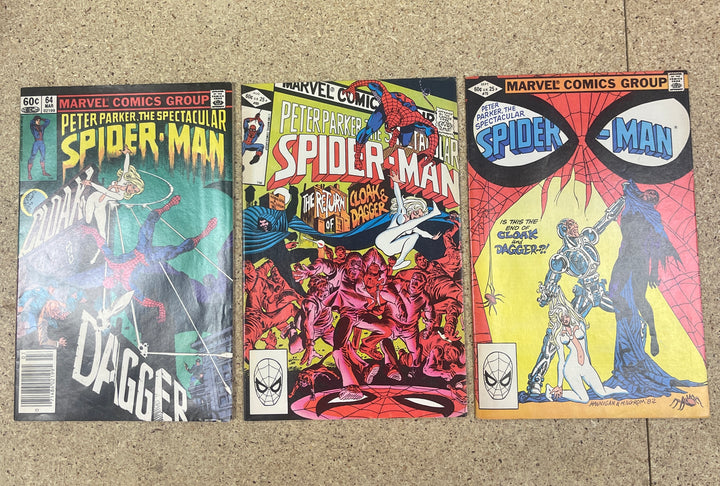 Spectacular Spiderman #64 69-70 1st Cloak and Dagger